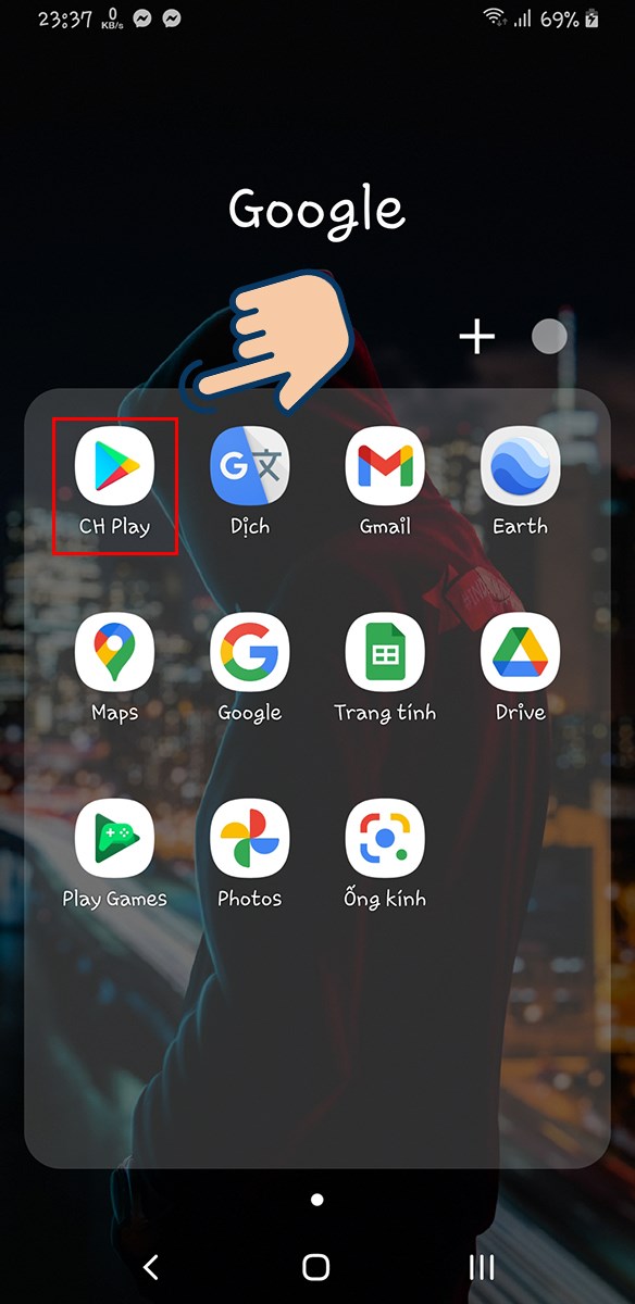 Đầu tiên bạn hãy vào CH Play. Đầu tiên bạn hãy vào CH Play.