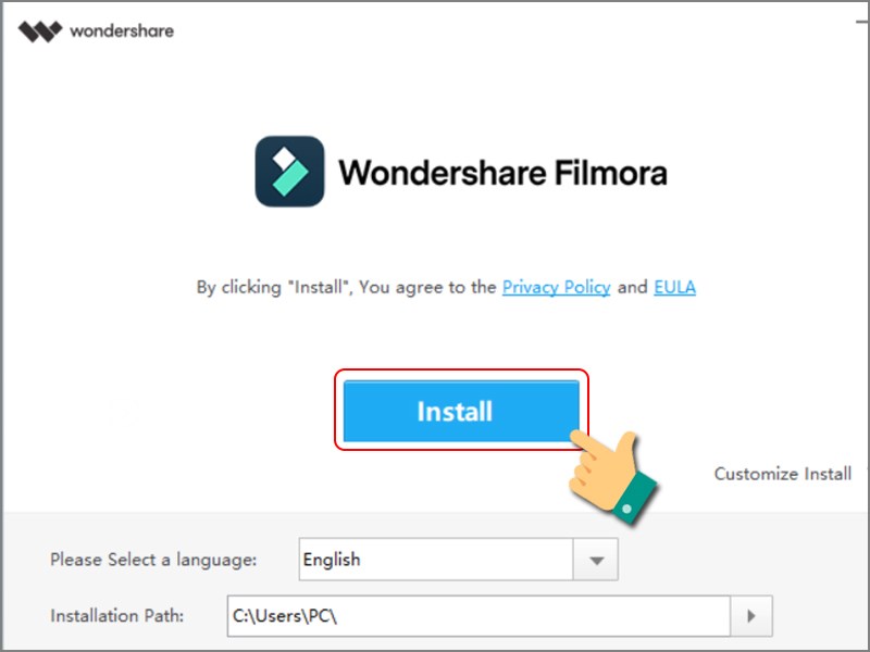 Nhấn Install Nhấn Install