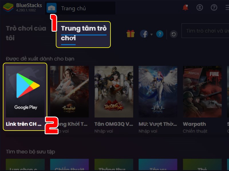 Vào cửa hàng trò chơi Vào cửa hàng trò chơi