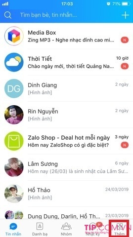 Cách tắt thông báo ẩn ngày sinh nhật trên Zalo