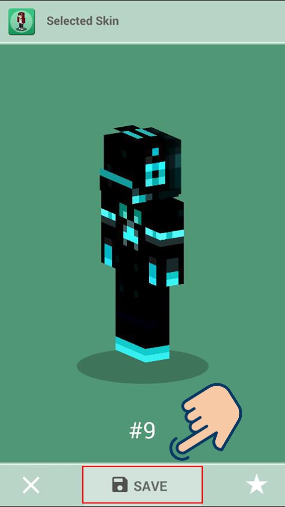 cach-thay-doi-skin-minecraft-pe-tren-dien-thoai-don-gian3-573x1020-1 Sau đó nhấn Save.