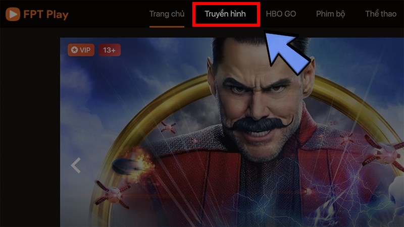 Chọn thẻ Truyền hình Chọn thẻ Truyền hình