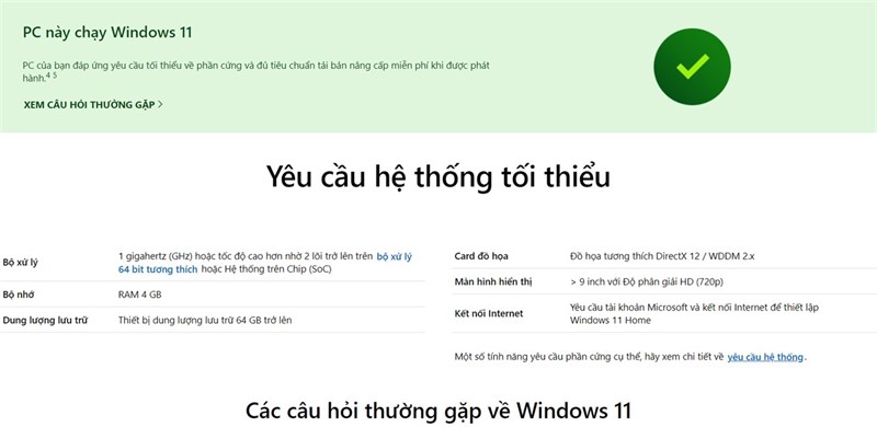 Cách xem máy tính của bạn có lên Windows 11 được không Cách xem máy tính của bạn có lên Windows 11 được không