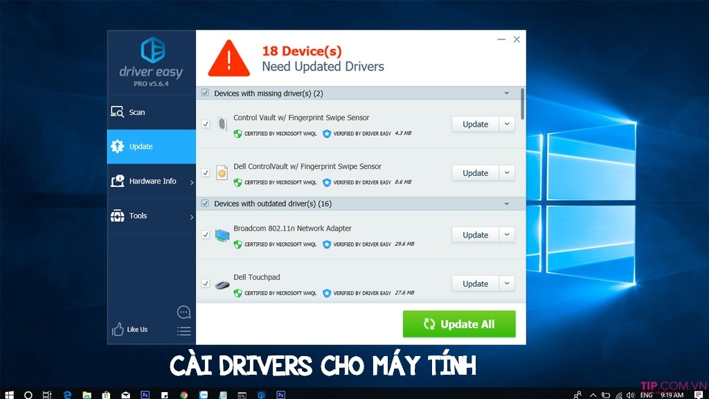 +5 Cách tải và cài đặt Drivers đầy đủ cho máy tính PC và Laptop