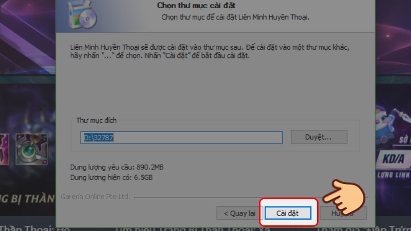 Chọn Cài đặt và chờ hoàn tất cập nhật Chọn Cài đặt và chờ hoàn tất cập nhật