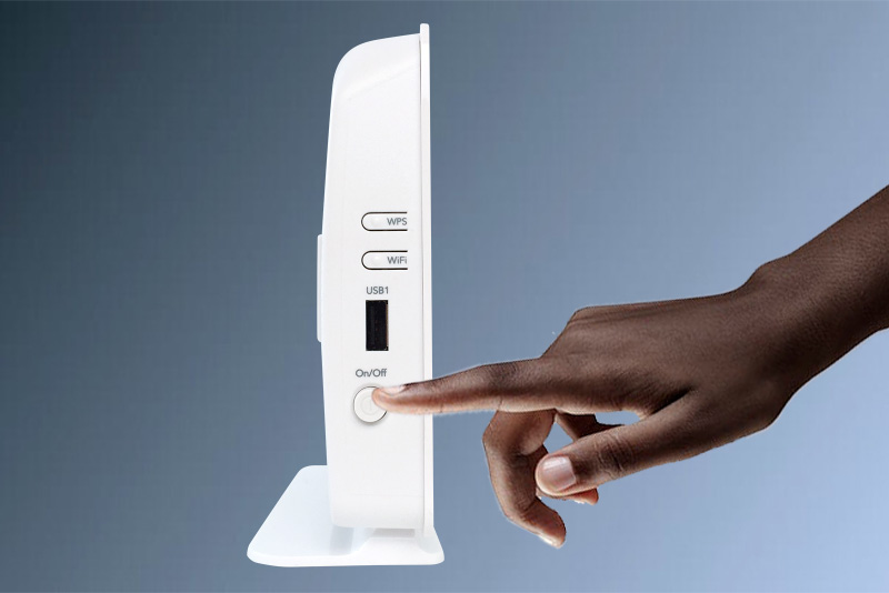 Khởi động lại modem WiFi