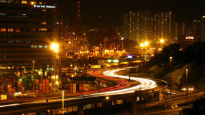 Ảnh chụp đường cao tốc về đêm bằng kỹ thuật time-lapse