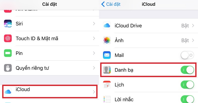 Chuyển danh bạ giữa máy điện thoại sử dụng hệ điều hành iOS