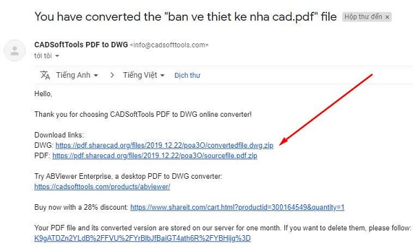 Cách chuyển PDF sang Cad online miễn phí