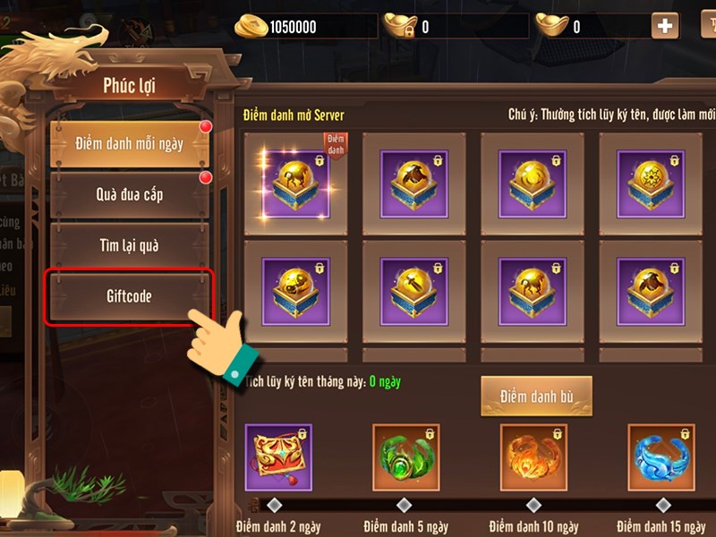 Chọn Giftcode Chọn Giftcode