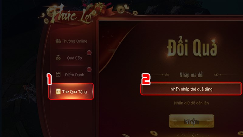 Mã quà tặng Mã quà tặng