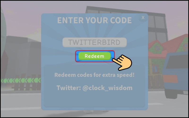 Sau khi nhập chính xác mã code chọn Redeem Sau khi nhập chính xác mã code chọn Redeem