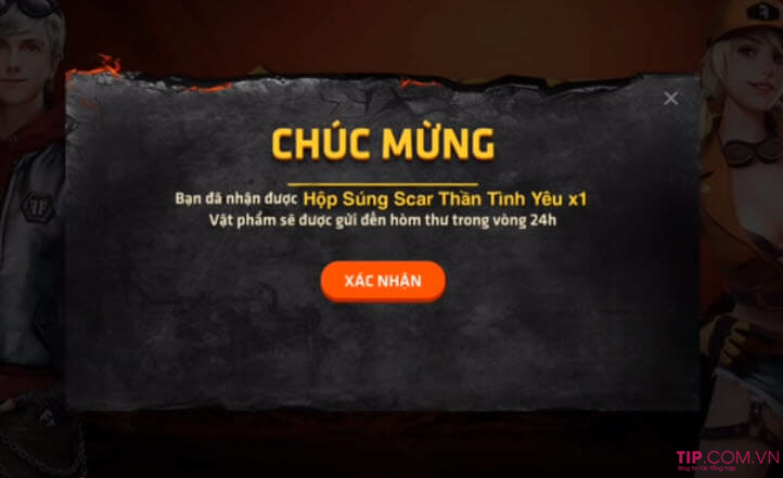 Code game FF nhận Scar thần tình yêu