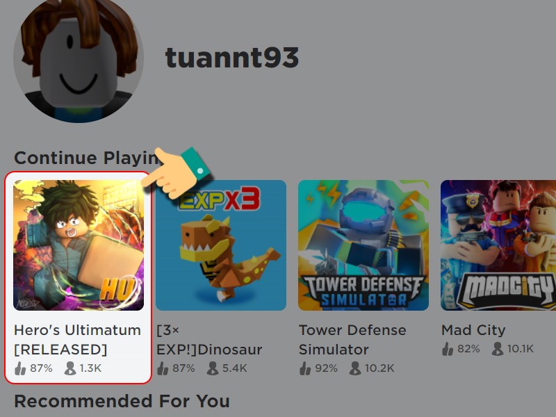 Mở game Hero’s Ultimatum Mở game Hero’s Ultimatum