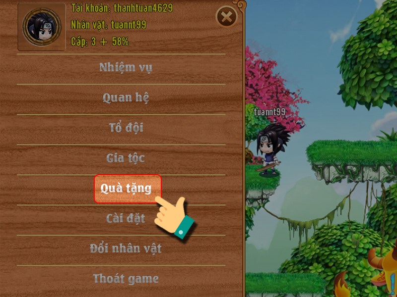 Chọn quà tặng Chọn quà tặng
