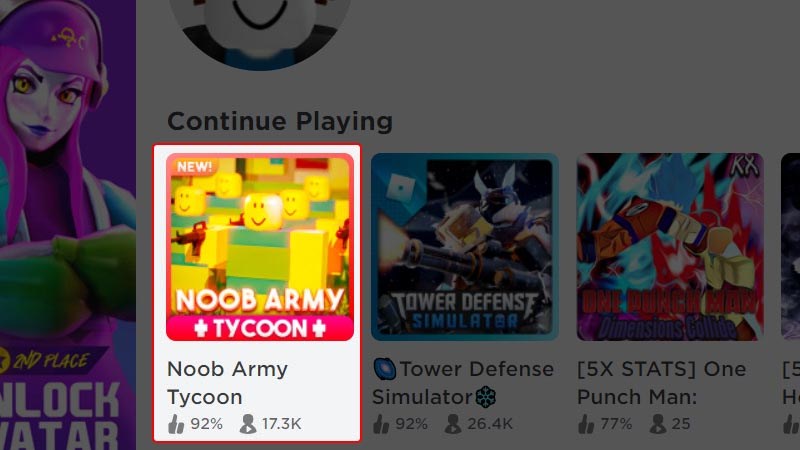 Tìm và chọn game để nhập code Tìm và chọn game để nhập code