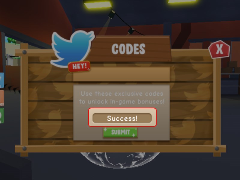 Thông báo nhập code thành công Thông báo nhập code thành công