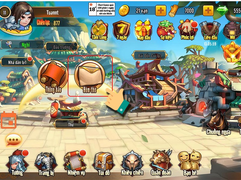 Chọn Hòm thư Chọn Hòm thư