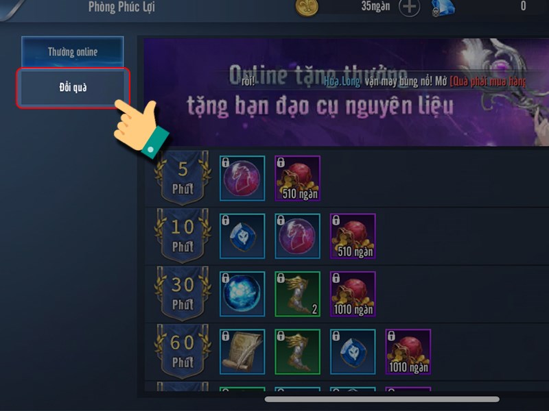 Chọn đổi quà Chọn đổi quà