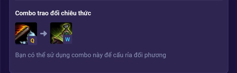 Combo trao đổi Combo trao đổi