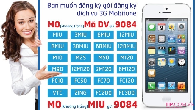 Cách đăng ký 3G Mobifone theo tháng, theo năm ưu đãi data cực khủng