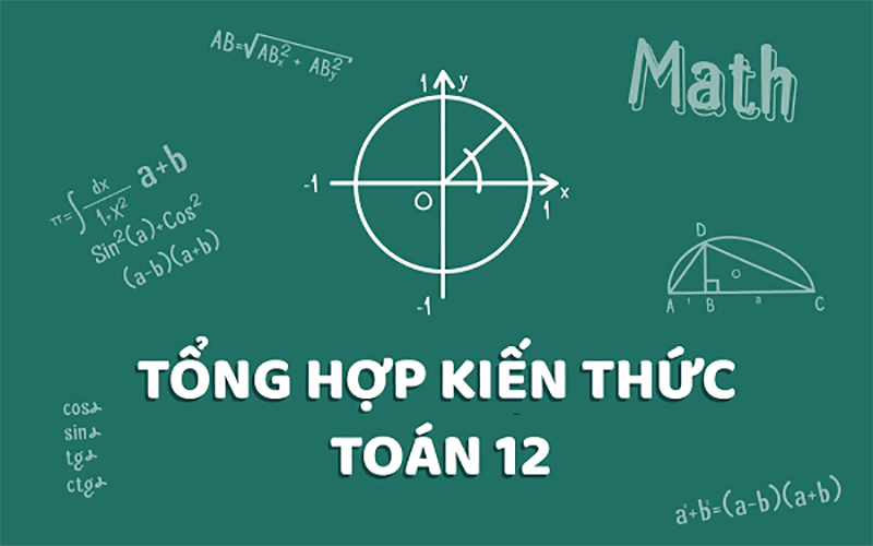 Tổng hợp nội dung trọng tâm lớp 12 môn toán