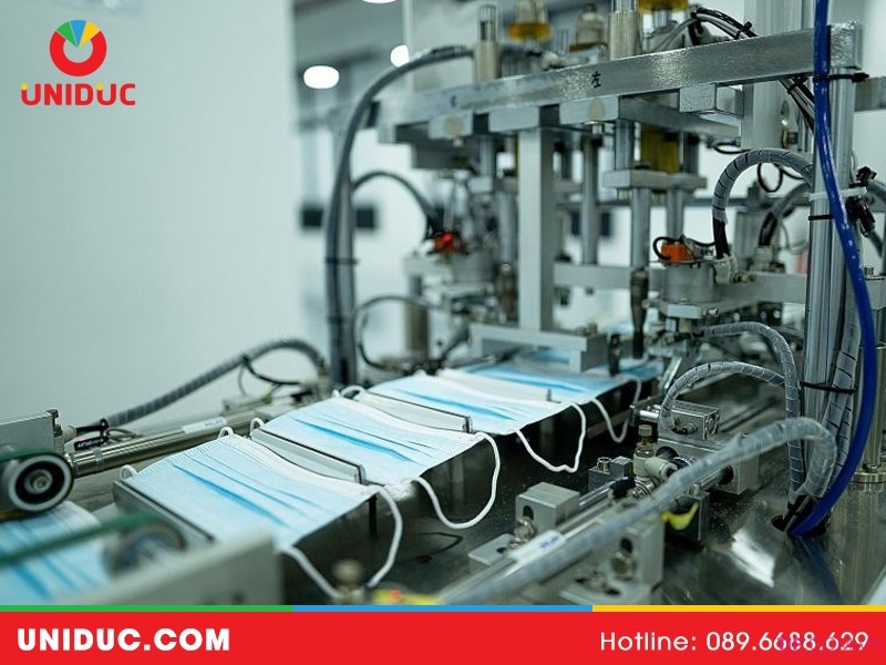 Uniduc tư vấn thi công dây chuyền sản xuất khẩu trang y tế