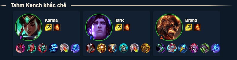 Tahm Kench khắc chế Tahm Kench khắc chế
