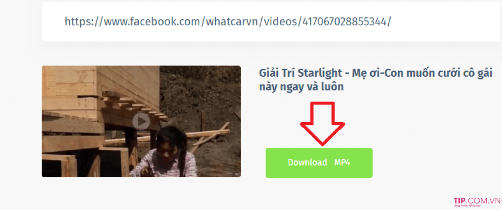 Tải video Facebook bằng Savefrom.net