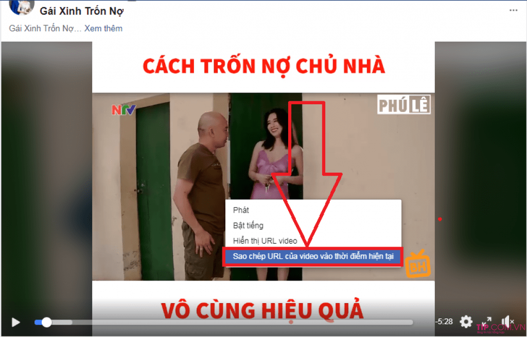 Download video Facebook bằng dụng công cụ Getfvid online