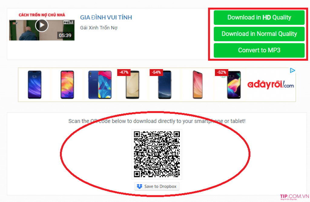 Download video Facebook bằng dụng công cụ Getfvid online