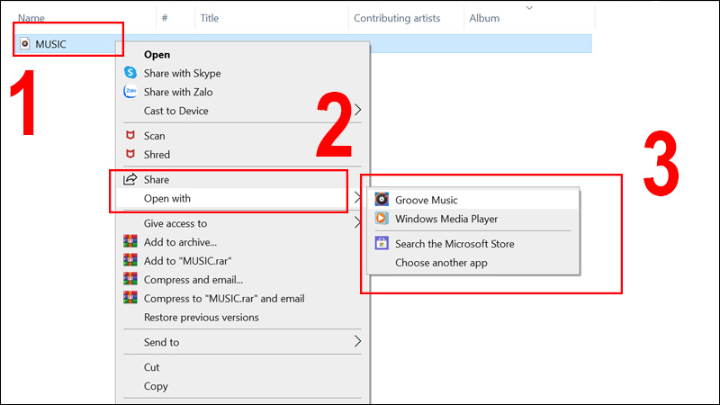 Cách mở file AAC đơn giản