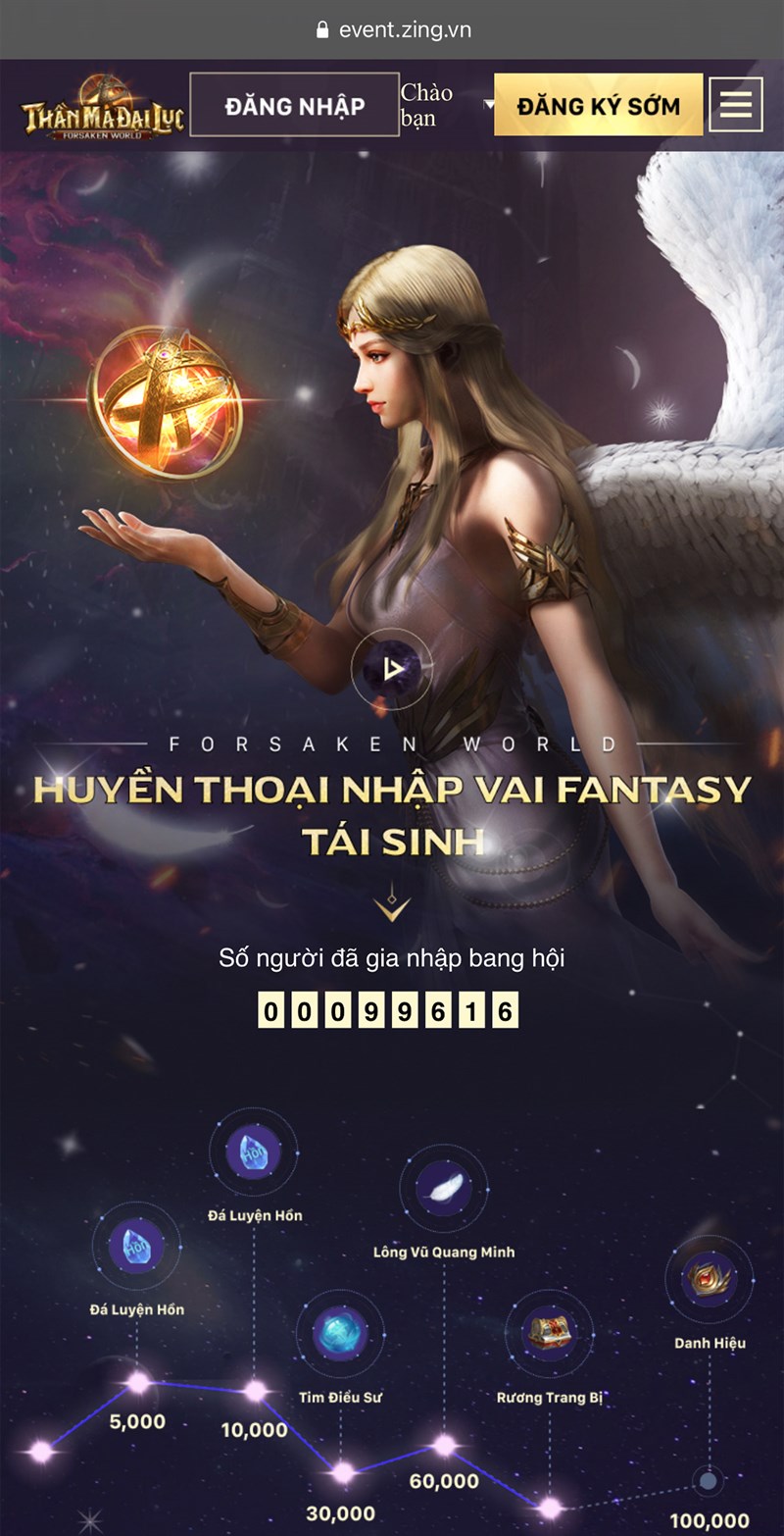 Truy cập website: Forsaken World Truy cập website: Forsaken World
