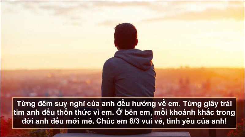 Lời chúc ngày 8/3 với người đơn phương Lời chúc ngày 8/3 với người đơn phương