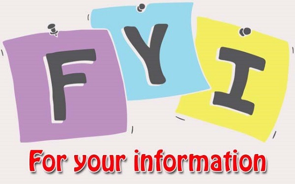 FYI là gì? FYI là viết tắt của chữ gì và sử dụng như thế nào?