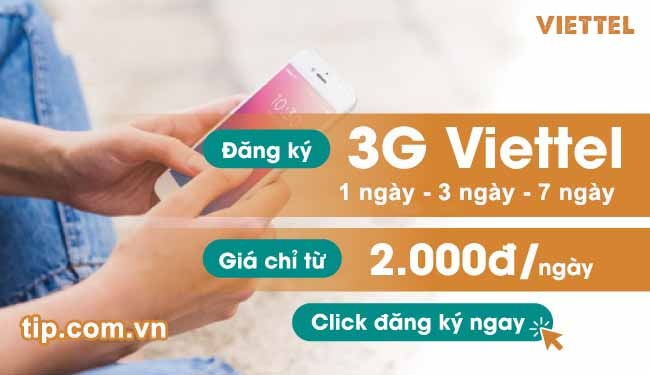 goi-cuoc-3g-viettel-1-ngay-1 Cách đăng ký gói cước 3G Viettel 1 ngày giá chỉ 1k, 2k, 3k, 5k, 10k...