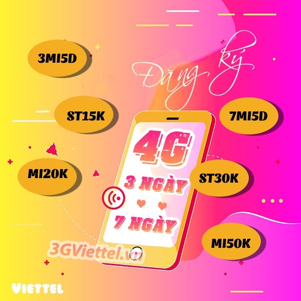 goi-cuoc-4g-viettel-1-ngay-1 Bảng giá các gói cước 4G Viettel theo ngày giá chỉ từ 1k, 2k, 3k,5k...