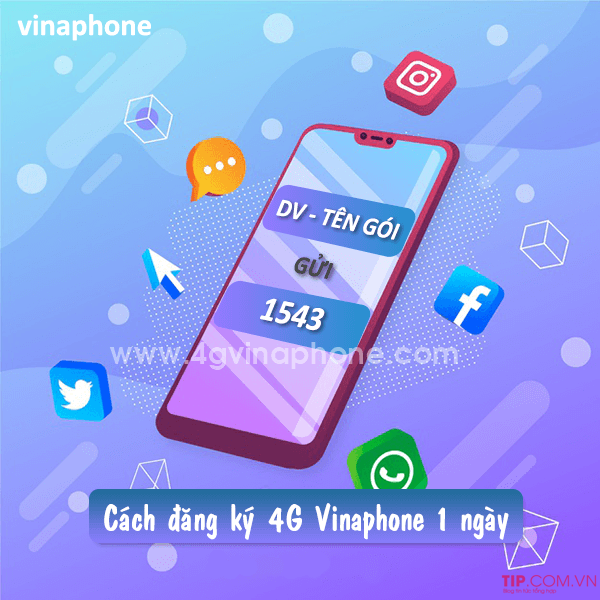 Cách đăng ký gói cước 4G Vinaphone 1 ngày giá tiết kiệm chỉ từ 10k, 20k