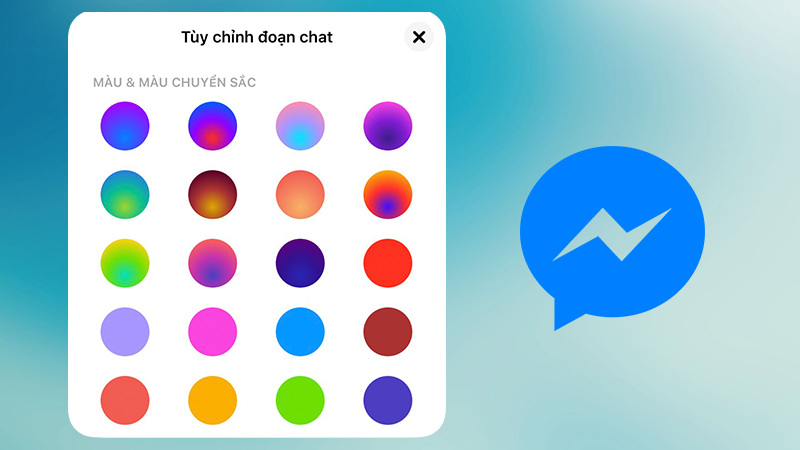 Ý nghĩa các màu sắc cuộc trò chuyện trên Messenger Ý nghĩa các màu sắc cuộc trò chuyện trên Messenger