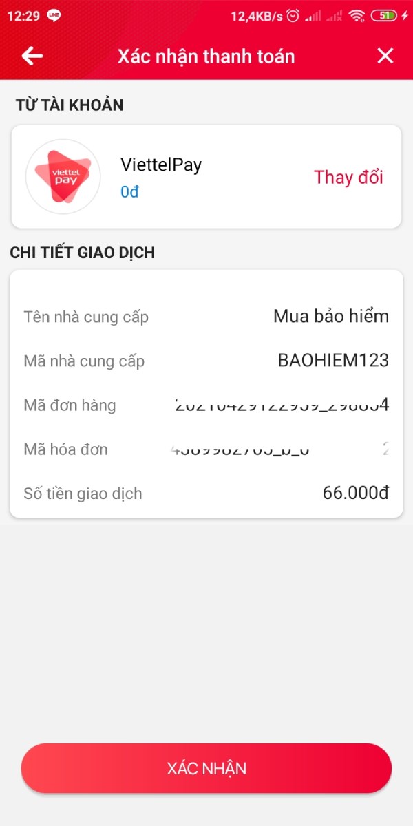 Nhấn nút Xác nhận để hoàn tất. Nhấn nút Xác nhận để hoàn tất.