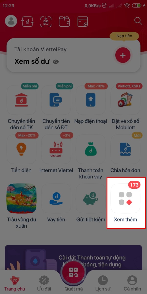 Nhấn nút Xem thêm Nhấn nút Xem thêm