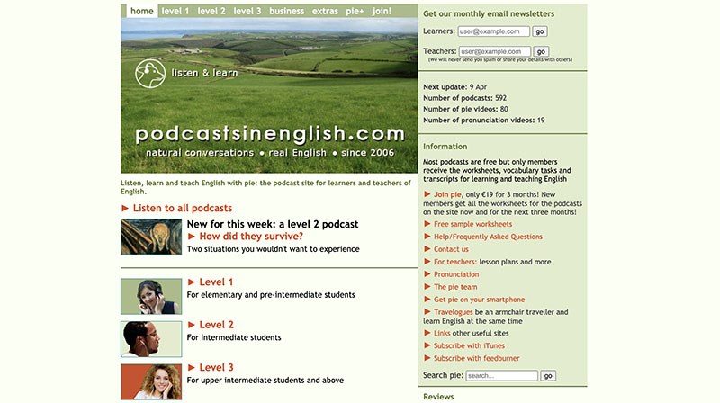 Poscastsinenglish.com Poscastsinenglish.com