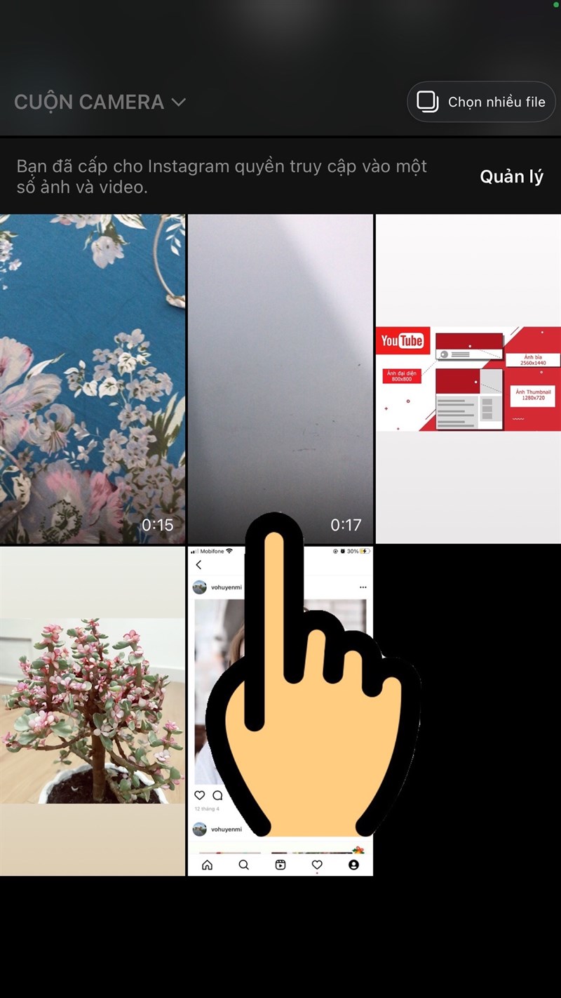 Chọn video Chọn video