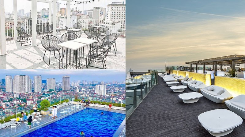 Top 10 quán Cafe Rooftop, Rooftop bar Hà Nội cực chill, view cực đẹp Top 10 quán Cafe Rooftop, Rooftop bar Hà Nội cực chill, view cực đẹp