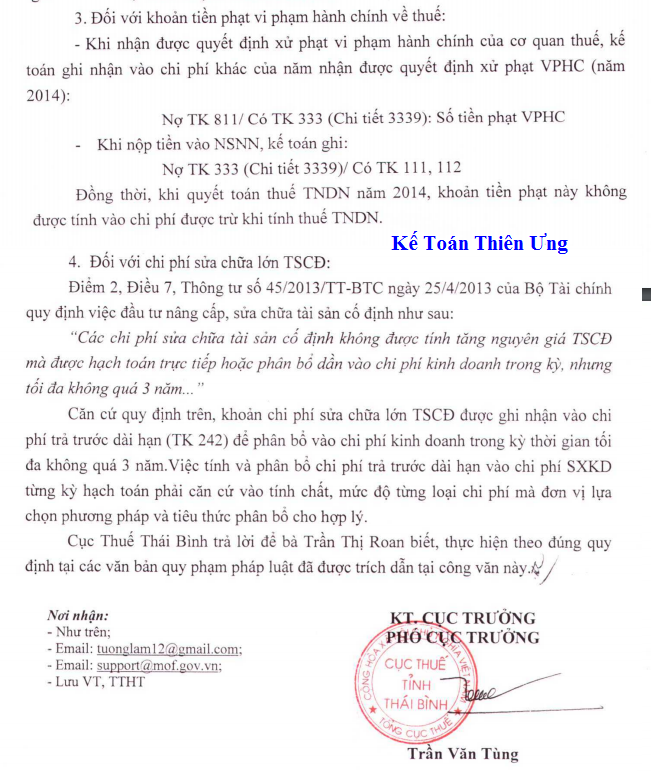 Cách hạch toán tiền phạt chậm nộp thuế Cách hạch toán tiền phạt chậm nộp thuế