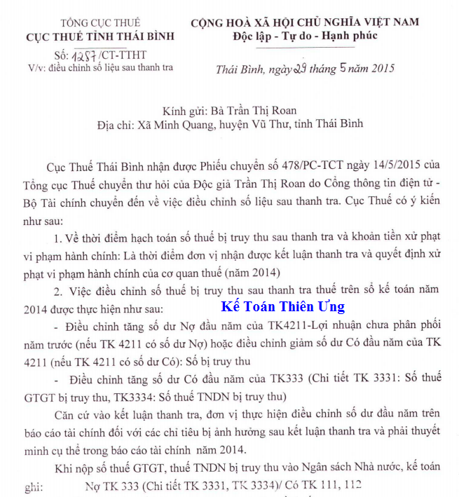Cách hạch toán tiền phạt truy thu thuế Cách hạch toán tiền phạt truy thu thuế