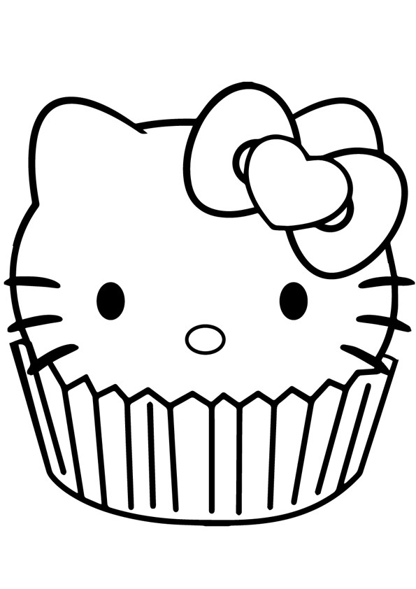 Tranh tô màu Hello Kitty - 14 Tranh tô màu Hello Kitty - 14