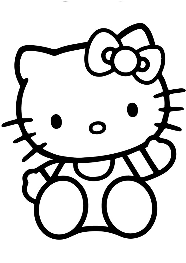 Tranh tô màu Hello Kitty - 26 Tranh tô màu Hello Kitty - 26
