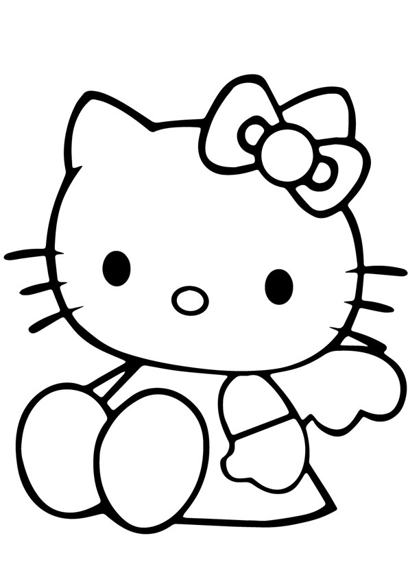 Tranh tô màu Hello Kitty - 30 Tranh tô màu Hello Kitty - 30