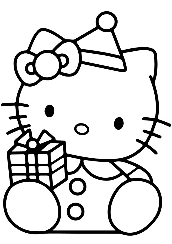 Tranh tô màu Hello Kitty - 31 Tranh tô màu Hello Kitty - 31